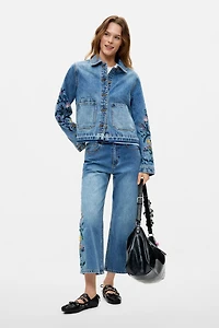 Desigual Women's Denim 100% cotton jacket
