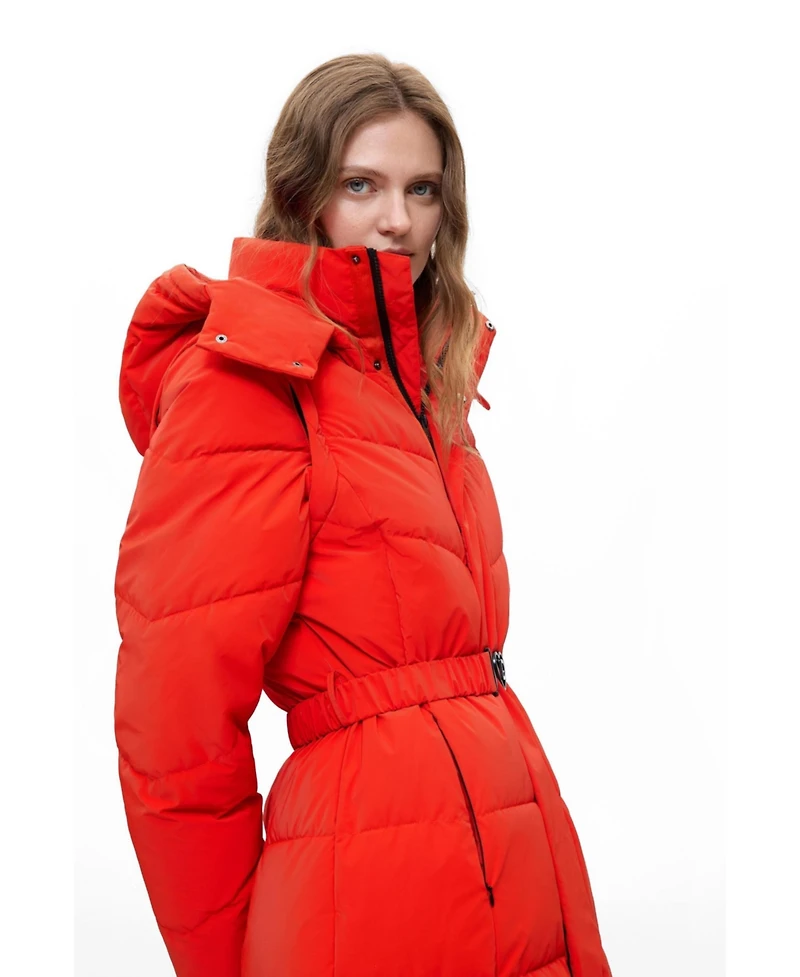 Desigual Women's Long Padded Coat