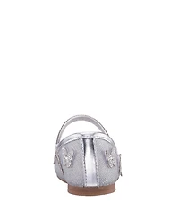 Nina Girls Silver Mesh Ballet Shoe