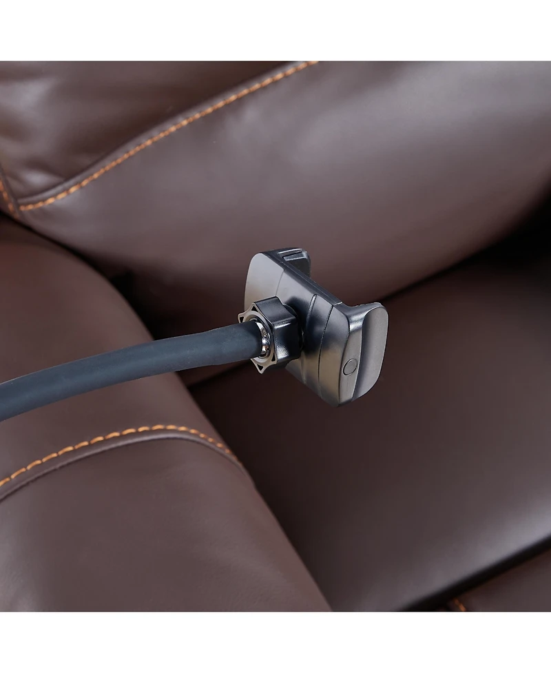 Clihome Zero Gravity Power Recliner with comfortable lying degree, Massage, Heating and Phone Holder, Side Pockets, Usb Charge Ports