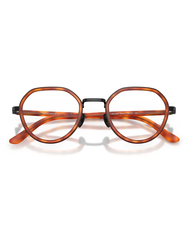 Giorgio Armani Men's Round Eyeglasses