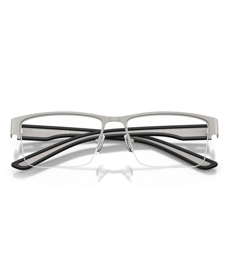 Emporio Armani Men's Rectangle Eyeglasses