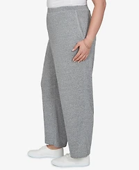 Alfred Dunner Plus Brushed Heather Pull-On Pants