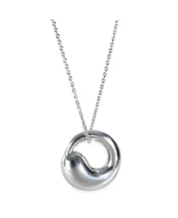 Pre-Owned Tiffany & Co Sterling Silver Elsa Peretti Eternal Circle Pendant
