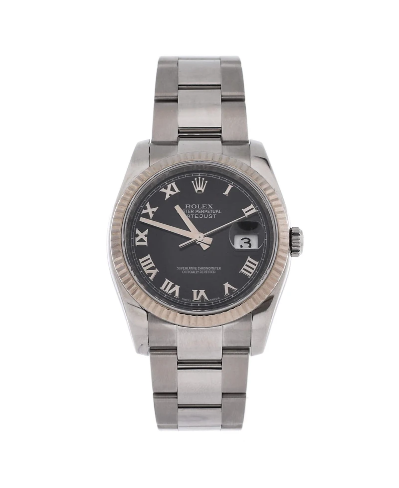 Pre-Owned Rolex Oyster Perpetual Datejust Automatic Watch in Stainless Steel and Gold 36mm