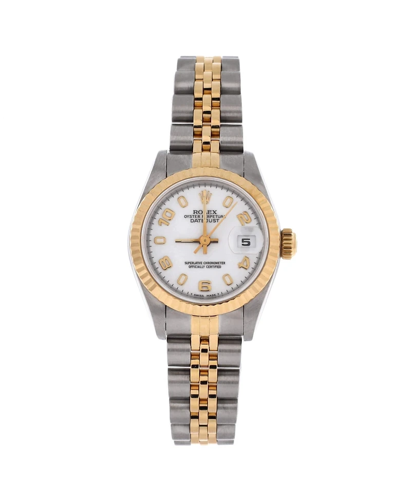 Pre-Owned Rolex Oyster Perpetual Datejust Automatic Watch in Stainless Steel and Gold 26mm
