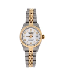 Pre-Owned Rolex Oyster Perpetual Datejust Automatic Watch in Stainless Steel and Gold 26mm
