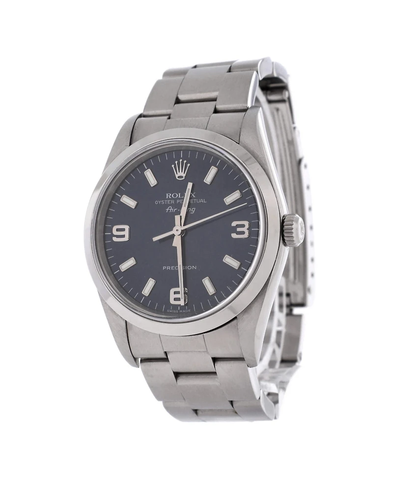 Pre-Owned Rolex Oyster Perpetual Air King Automatic Watch in Stainless Steel 34mm