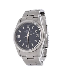 Pre-Owned Rolex Oyster Perpetual Air King Automatic Watch in Stainless Steel 34mm