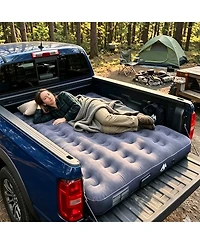 Ayamaya Truck Bed Air Mattress 5.8FT with Rechargeable Pump, Inflatable Pickup Mattress for Full-Size Truck Beds