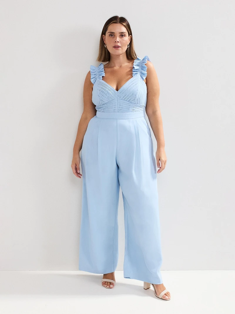Phase Eight Women's Moira Ruffle Sleeve Jumpsuit