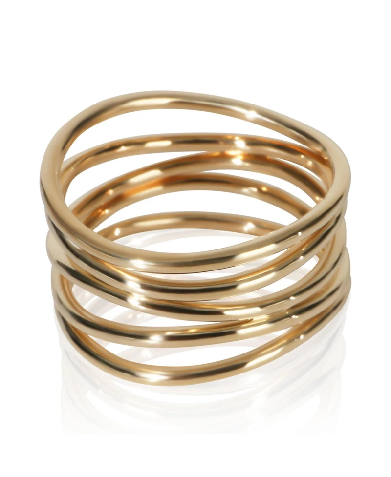 Pre-Owned Tiffany & Co Yellow Gold Elsa Peretti Wave Ring