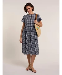 Brakeburn Women's Perla Gingham Midi Dress