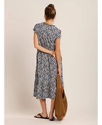 Brakeburn Women's Lucia Tiered Midi Dress