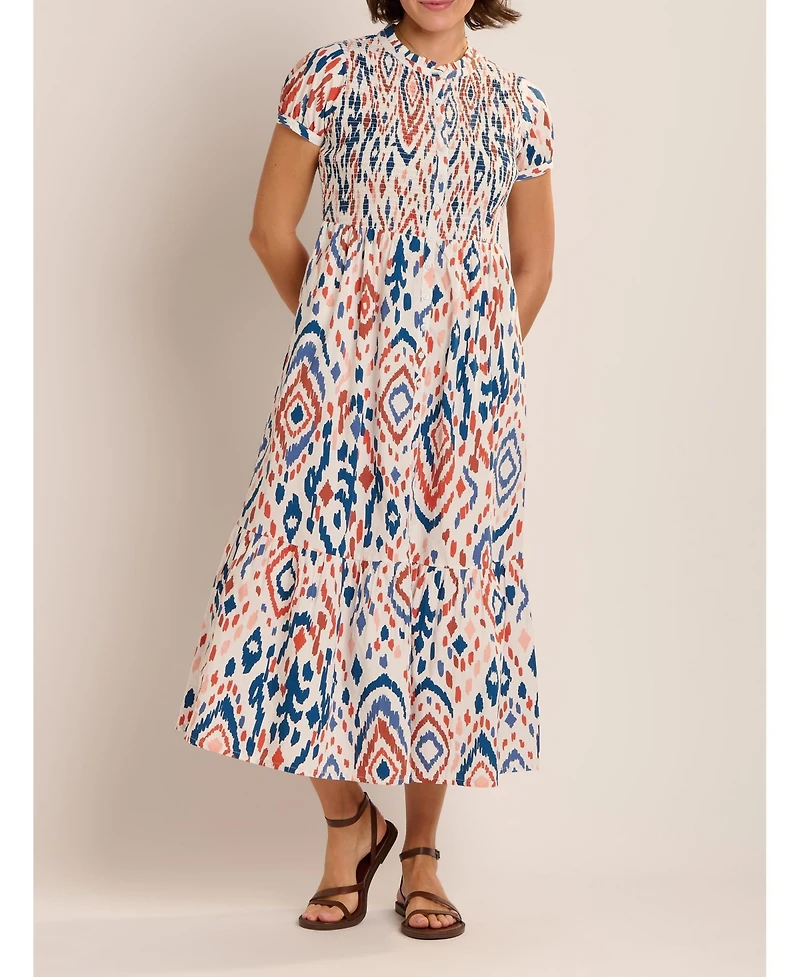 Brakeburn Women's Eirini Bodice Tiered Maxi Dress