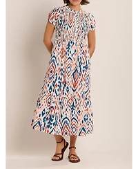 Brakeburn Women's Eirini Bodice Tiered Maxi Dress