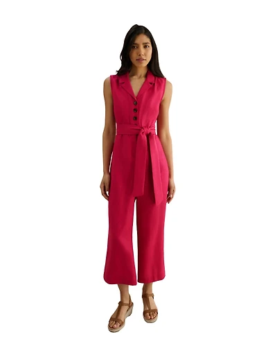 Hobbs London Women's Rosalind Contrast Sleeveless Dress