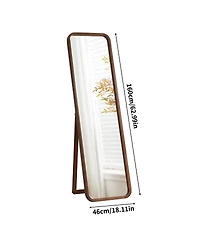 Laoties Modern Full Length Floor Mirror with Stand for Bedroom, Living Room and Dressing Room