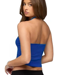 Edikted Women's Vespera V Neck Halter Top