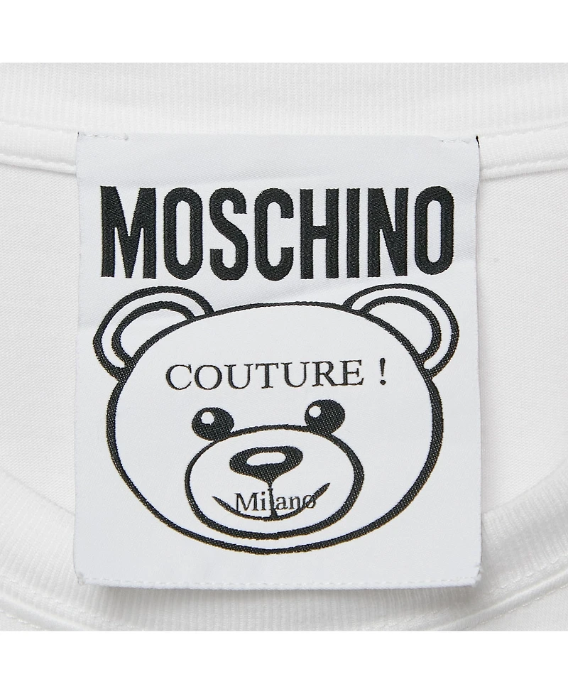 Pre-Owned Moschino Men's Cotton Robotic Teddy Print T-Shirt