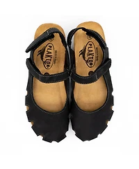 Plakton Women's Full Grain Suede Leather Closed-Toe Sandal Amy 2v