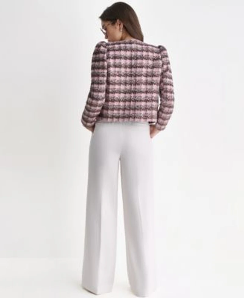 Bcbg Suits Novelty Open Front Blazer Suit