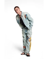 Desigual Men's Embroidered denim shirt