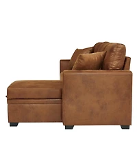 Streamdale Furniture Reversible Sectional Sleeper Sofa with Storage