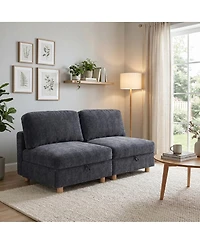 Streamdale Furniture Modular Convertible Storage Sofa 2-Seater