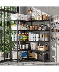 Streamdale Furniture 5-Tier Adjustable Metal Storage Shelving Unit