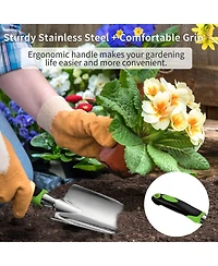 Xdovet Gardening Hand Tool Set Heavy Duty Non-slip Handle Stainless Steel