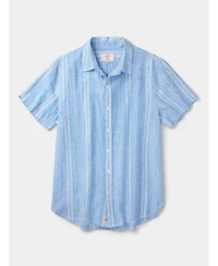 Aubin Men's Austin Cotton Linen Short Sleeved Shirt