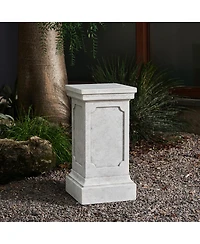 Streamdale Furniture 25.75inch Height Classic Square Flower Stand Pedestal
