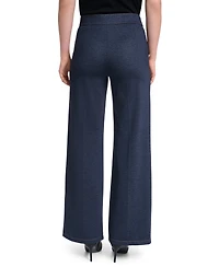 Karl Lagerfeld Paris Petite Silky Pont Mid-Rise Sailor Pants