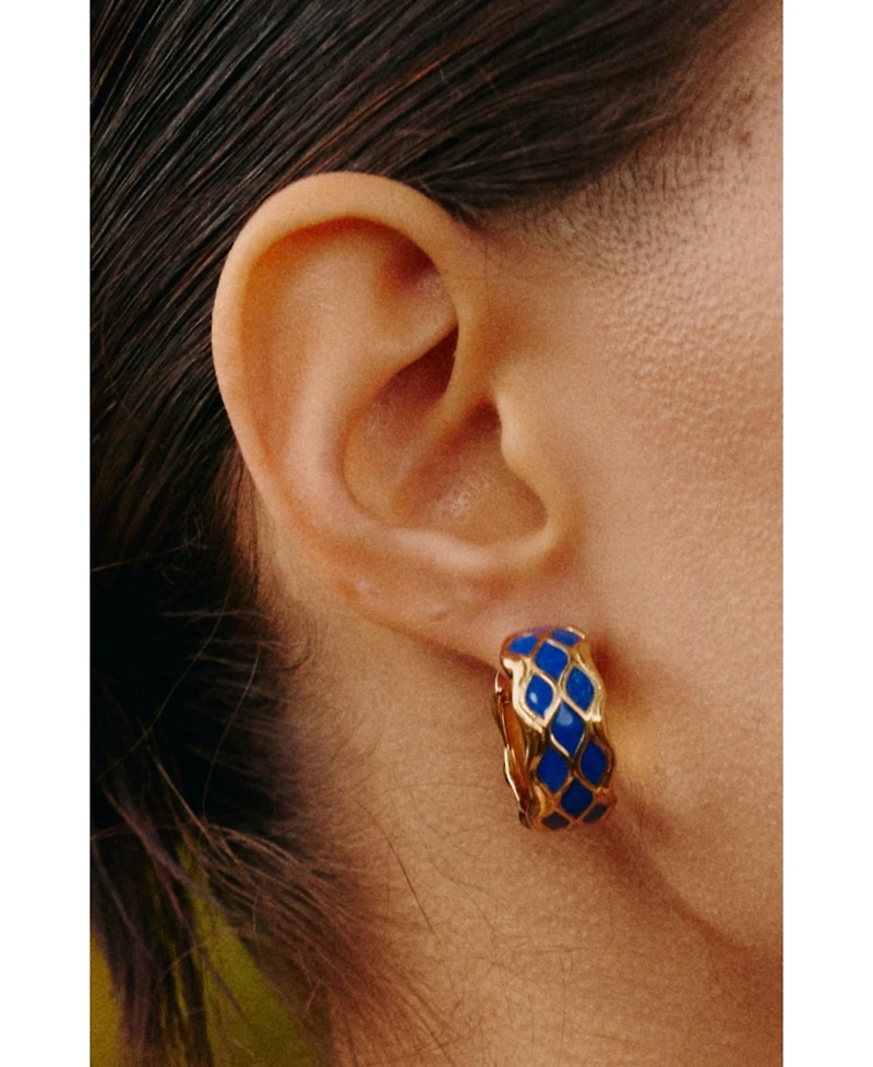 Retro Chic Nirah Hoop Earrings