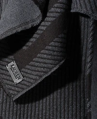 Lauren Ralph Lauren Woven Twill Border Ruana