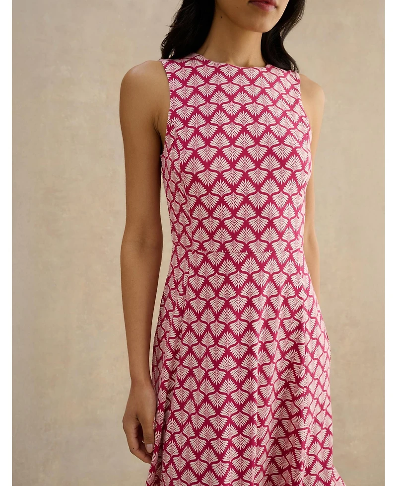Hobbs London Women's Lisa Jersey Midi Dress