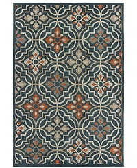 Oriental Weavers Latitude 709 Blue 5'3" x 7'3" Outdoor Area Rug