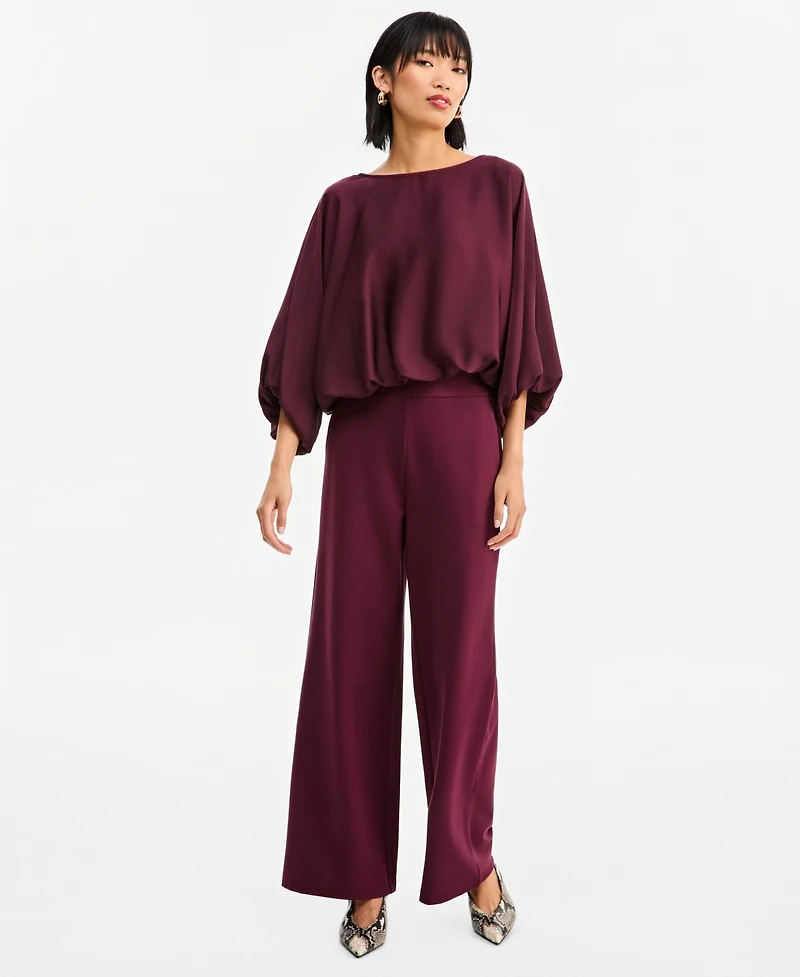 I.n.c. International Concepts Women's High-Rise Wide-Leg Pants, Macy's Exclusive