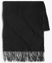 Style & Co Women's Box Check Weave Solid Feathersoft Wrap Scarf, Macy's Exclusive