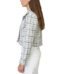 Central Park West Women's Logan Studded Tweed Jacket
