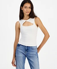 Guess Women's Maia Sleeveless Front-Cutout Top