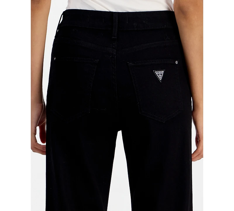 Guess Women's Classic Faye Wide-Leg Jeans