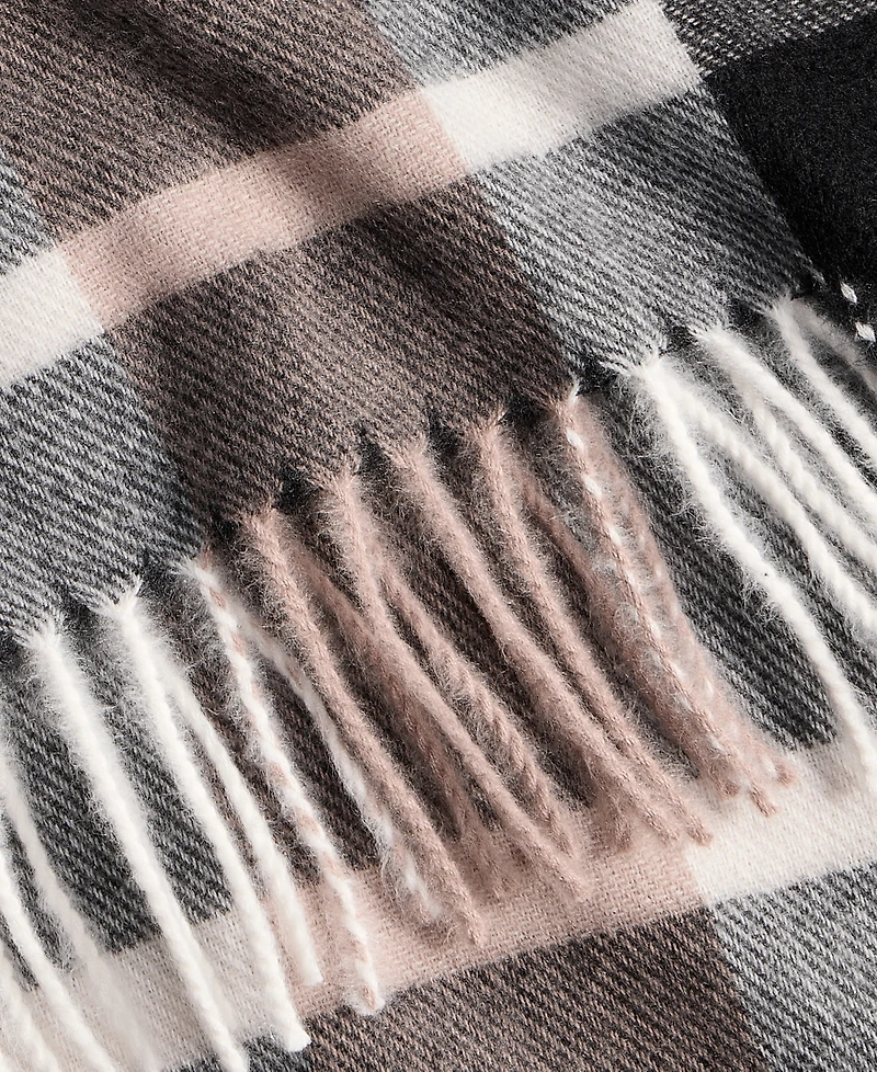 Style & Co Women's Overscale Plaid Blanket Wrap Scarf, Macy's Exclusive