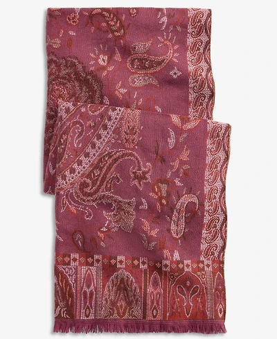 Style & Co Women's Paisley Floral Jacquard Wrap Scarf, Macy's Exclusive