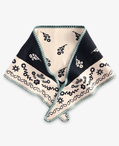 Style & Co Women's Paisley Bandana Print Triangle Knit Scarf, Macy's Exclusive