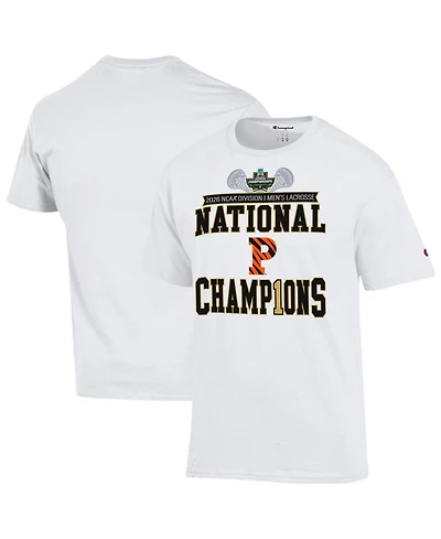 Champion Men's and Women's White Princeton Tigers 2026 Ncaa Lacrosse National Locker Room T-Shirt