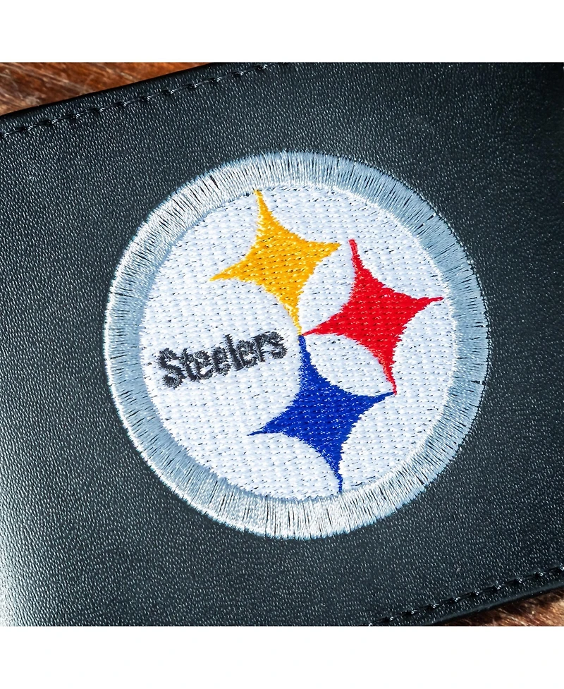 Evergreen Enterprises Pittsburgh Steelers Synthetic Leather Embroidered Bifold Wallet