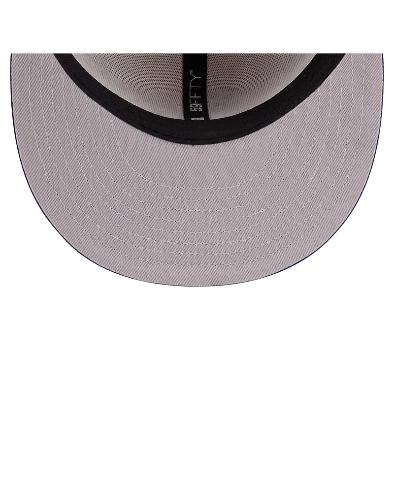 New Era Men's Khaki Los Angeles Dodgers City Icon 59FIFTY Fitted Hat