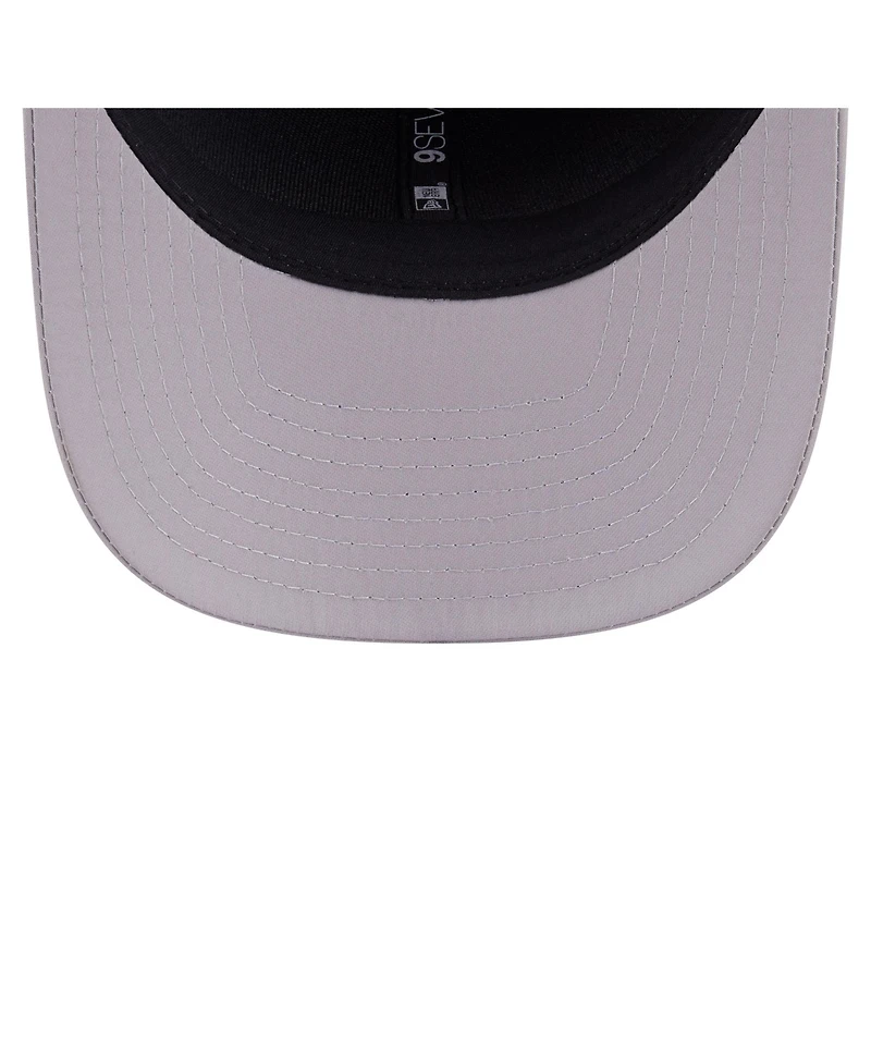 New Era Men's Gray Los Angeles Dodgers Laser Perforated 9SEVENTY Adjustable Hat